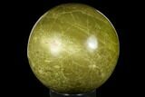 Polished Green Opal Sphere - Madagascar #181824-2